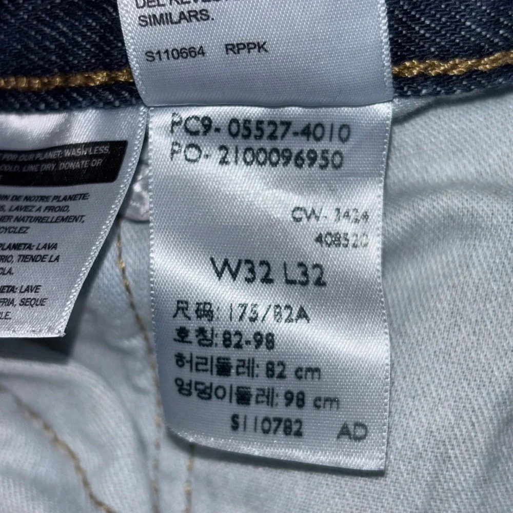 Levis 527 Slim Bootcut Jeans Mens 32x32 Dark Wash Indigo Denim 05527-4010